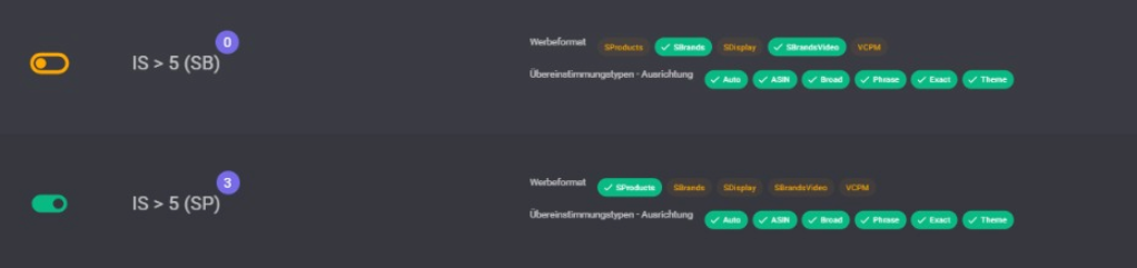 Künftig kannst du auf einen Blick sehen, welche Regel wie oft in den letzten 7 Tagen gegriffen hat. Damit entfällt das mühselige Filtern der Update-Übersicht.
